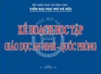 Thông báo v/v kế hoạch học môn GDQP- AN năm học 2014-2015