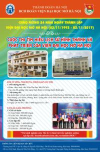 Cuộc thi Tìm hiểu lịch sử hình thành và phát triển của Viện Đại học Mở Hà Nội