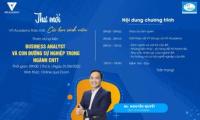 Bộ môn CNPM thông báo tổ chức TechTalk “Business Analyst và con đường sự nghiệp trong ngành CNTT”