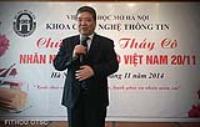 Khoa CNTT chúc mừng thầy cô giáo nhân ngày Nhà giáo Việt Nam năm 2014